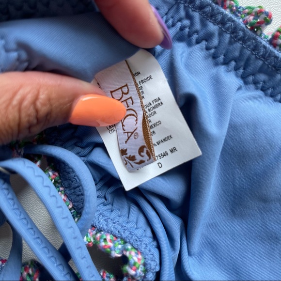 BECCA MEDINA CROCHET TRIM BIKINI SET - Picture 9 of 13